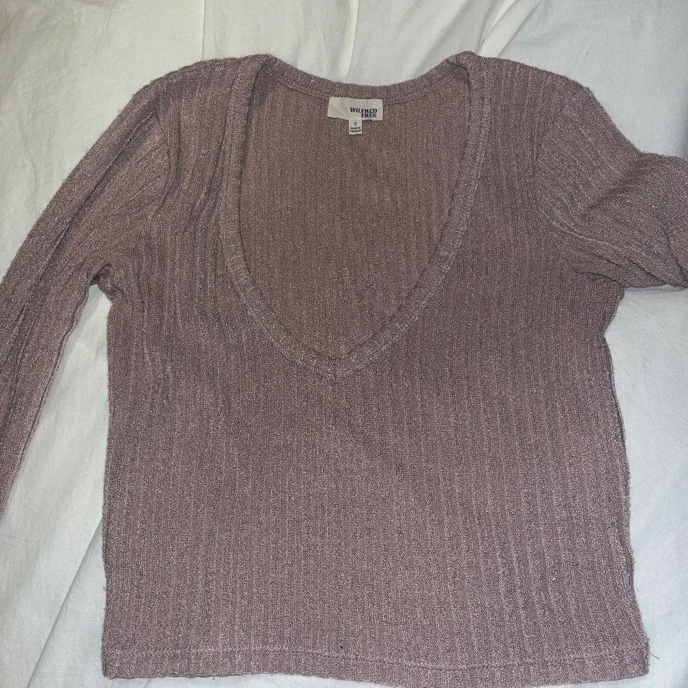 Wilfred crop top  aritzia